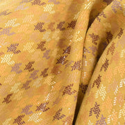 Retired Retro Throwbacks Pre-cuts, Woven Hounds Tooth Golden Rod / 4 x 6 | The Leather Guy