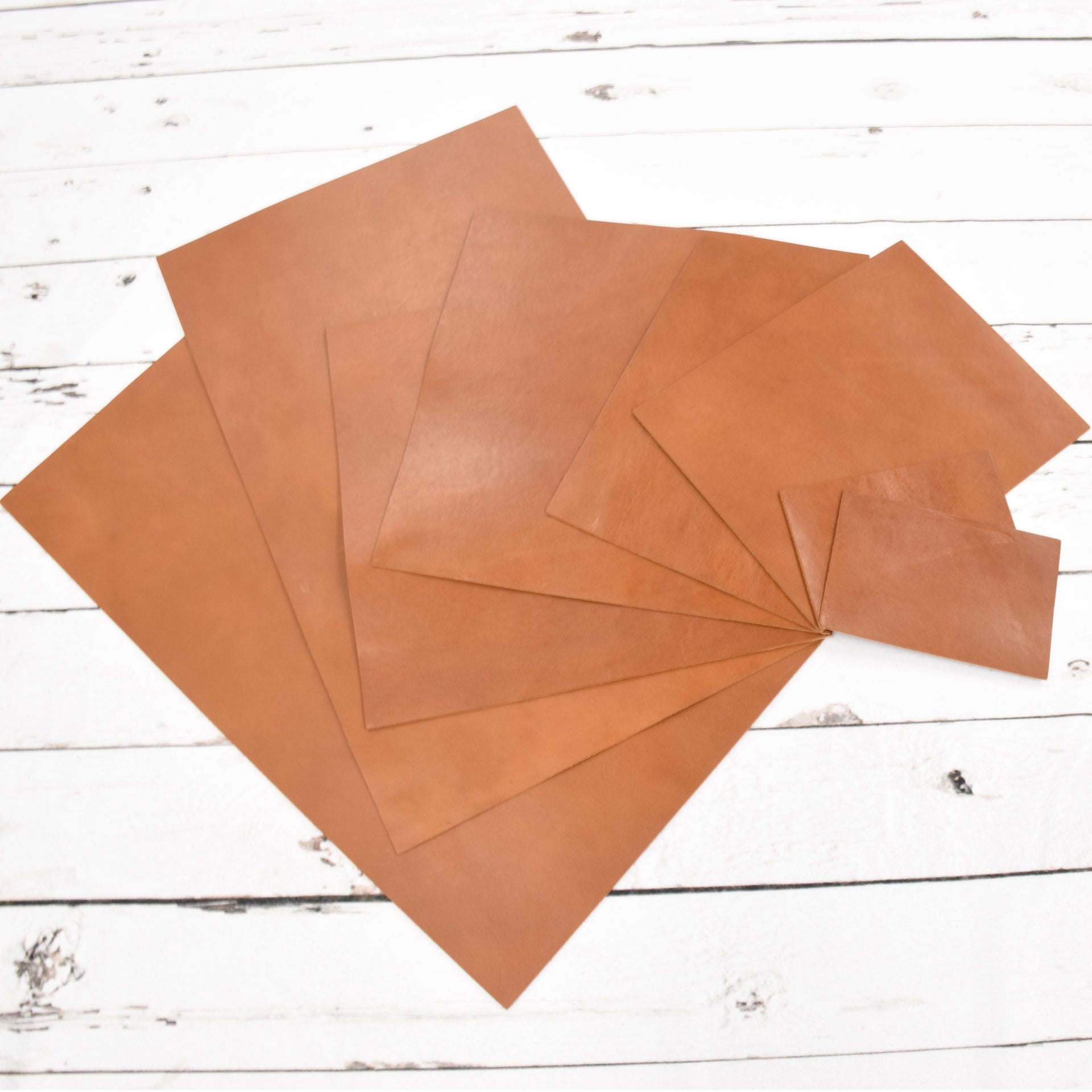 Saddle Tan, 2-6/8-9 oz Veg Tan Bridle Pre-cuts, Artisans Choice,  | The Leather Guy