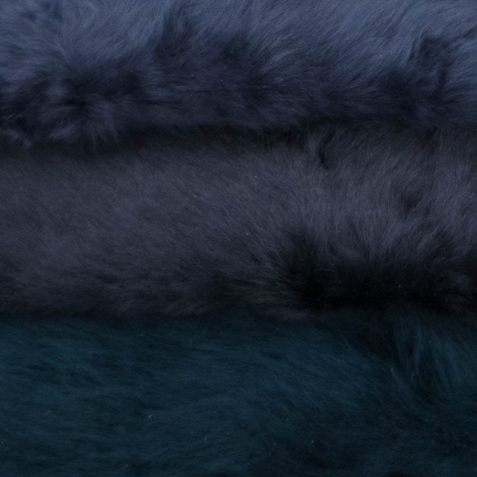 Blue Mix, 1-3+ Sq Ft, Sheepskin Shearling Hides, 1 / Dark / Short | The Leather Guy