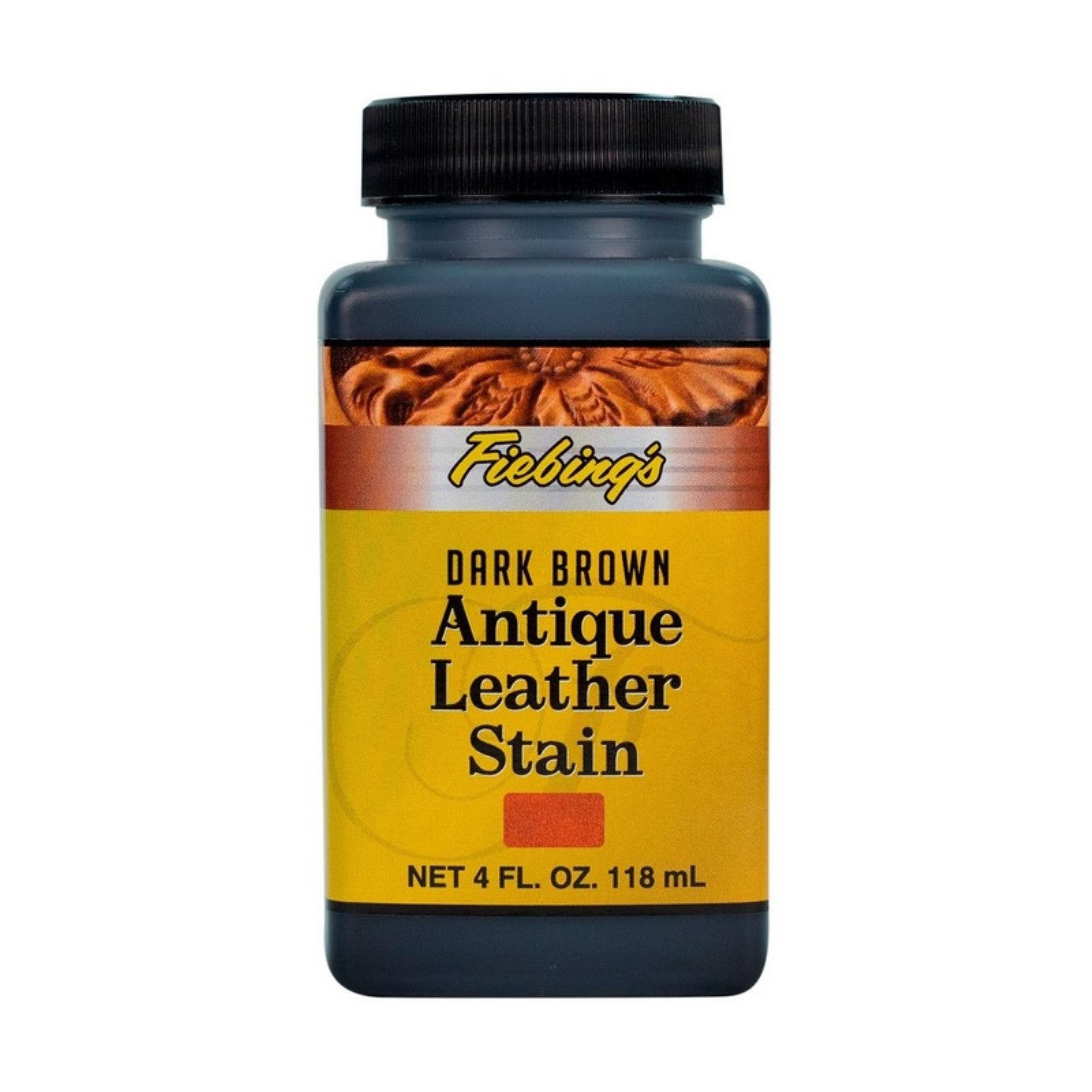 Fiebing's Antique 4 oz Leather Stains, Dark Brown | The Leather Guy