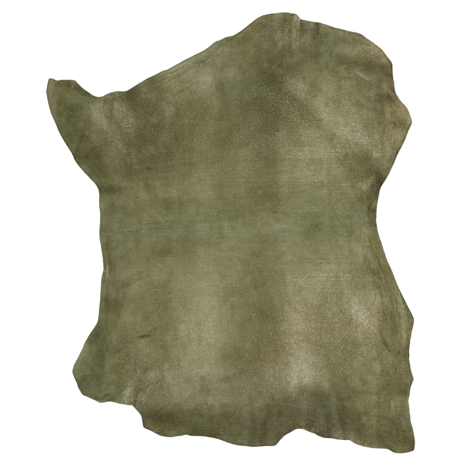 Denim Dyed, 4-7 Sq Ft, Lamb Hides, Dark Green 1 | The Leather Guy