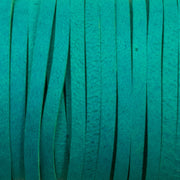 Deerskin Spool, 1/8" x 50 Ft Lacing, .8 mm, Discontinued - Dark Turquoise | The Leather Guy