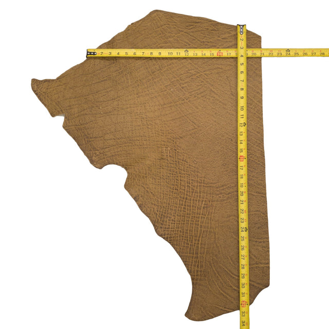 SubSaharan Tan, 45 oz, 14 Sq Ft, Genuine Elephant Hides 2 / Hide 2