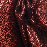 Metallic Red Sizzling Stingray 2-3 oz Cow Hides, | The Leather Guy