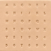 Alphabet & Number Stamp Set 1/8" or 1/4",  | The Leather Guy