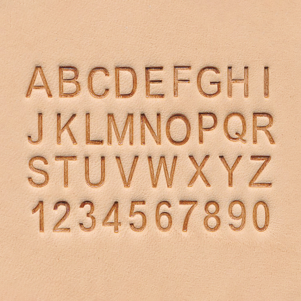 Alphabet & Number Stamp Set 1/8 or 1/4