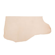 Natural, 5-6 oz, 6.5-7.5 / 18-35 Sq Ft Veg Tan Sides & Pieces, Artisans Choice, Bottom Piece / 6.5-7.5 | The Leather Guy