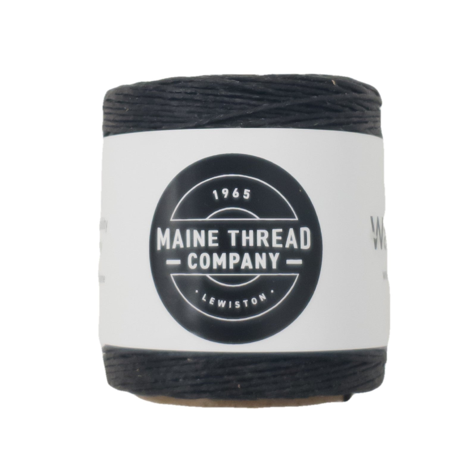 Maine Thread Waxed Polycord .035" - Various Colors, Single / Black | The Leather Guy