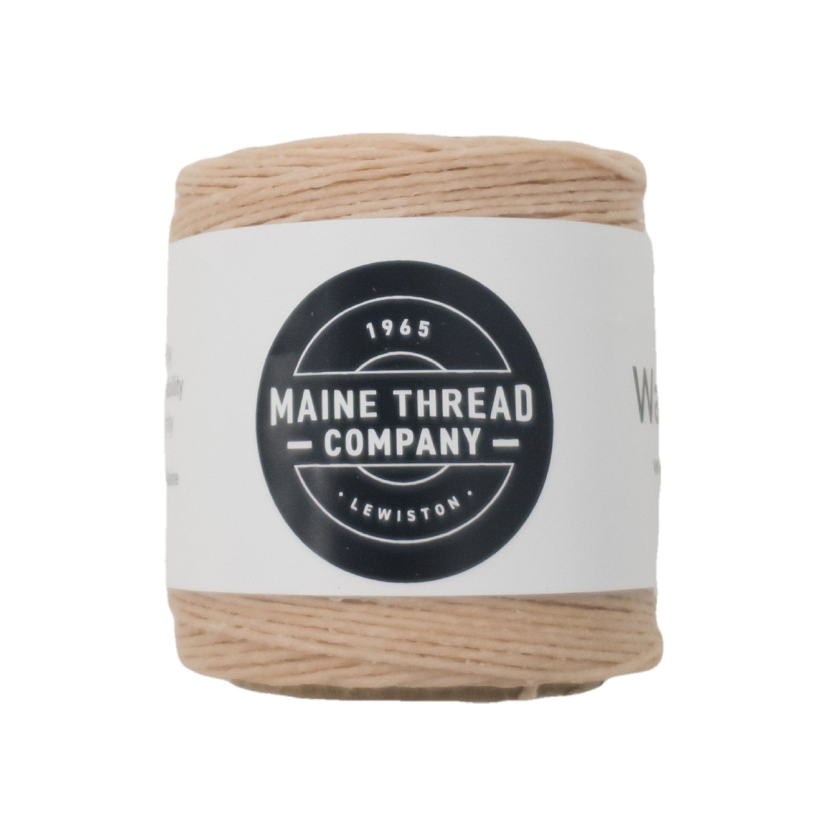 Maine Thread Waxed Polycord .035" - Various Colors, Single / Natural | The Leather Guy