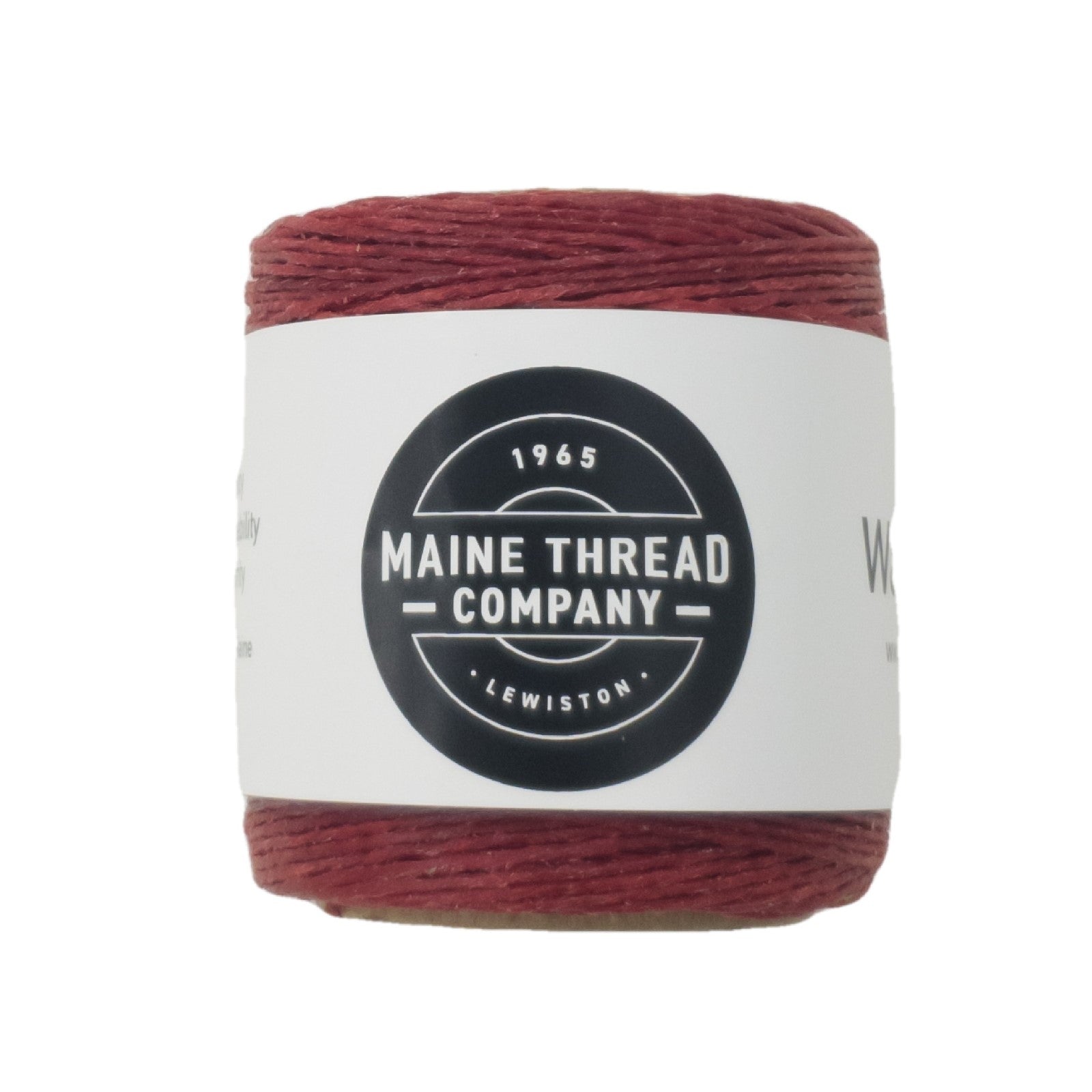 Maine Thread Waxed Polycord .035" - Various Colors, Single / Scarlet | The Leather Guy
