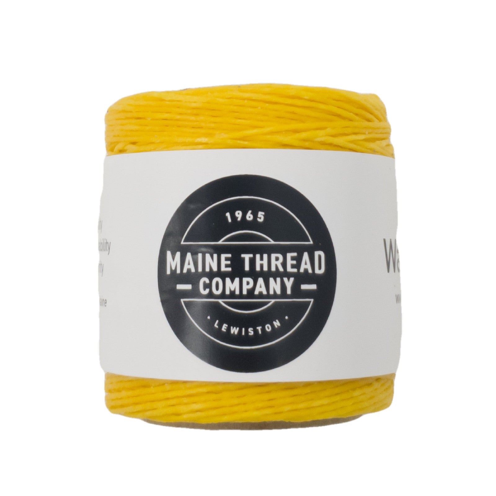 Maine Thread Waxed Polycord .035" - Various Colors, Single / Yellow | The Leather Guy