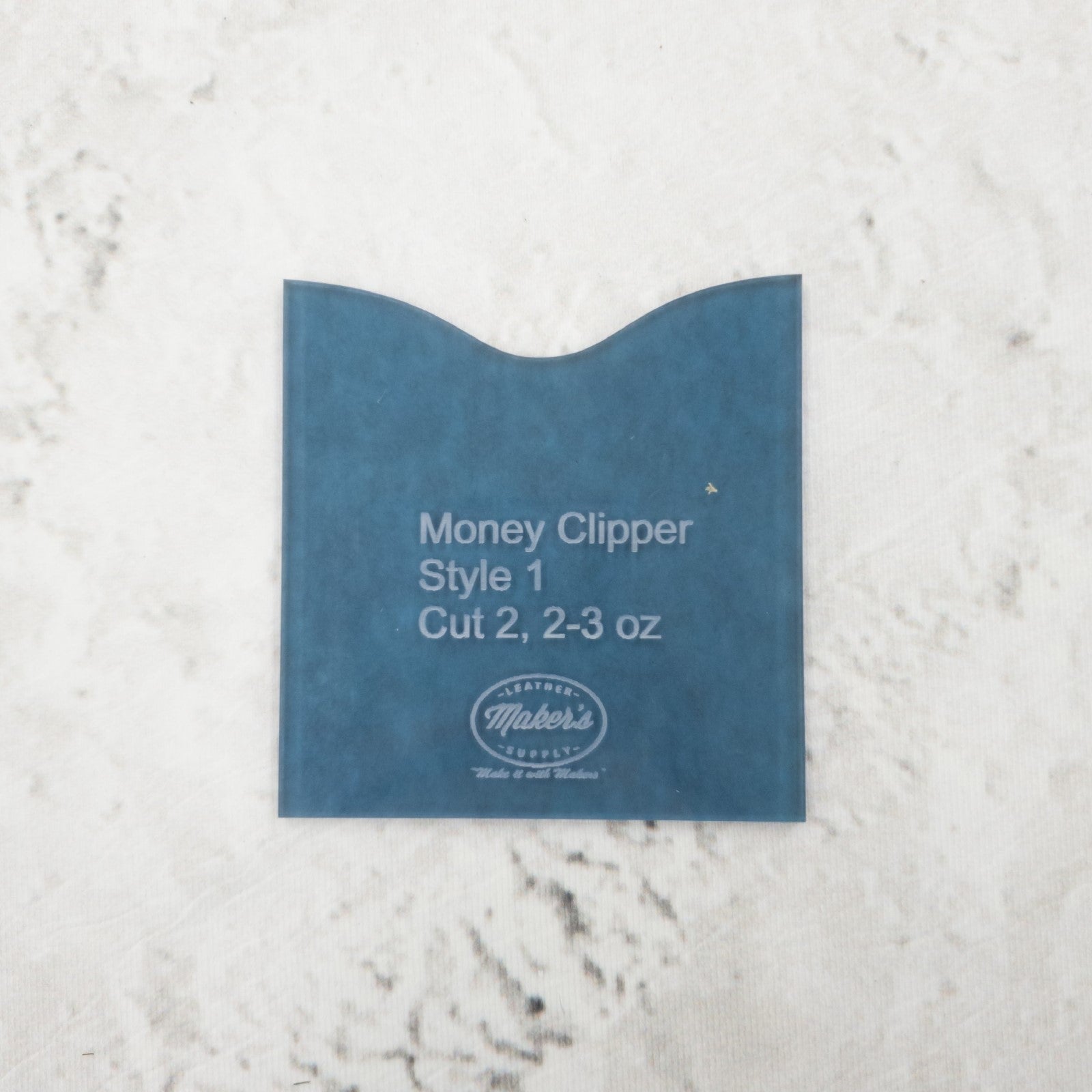 Maker's Leather Supply Money Clipper Template Set,  | The Leather Guy