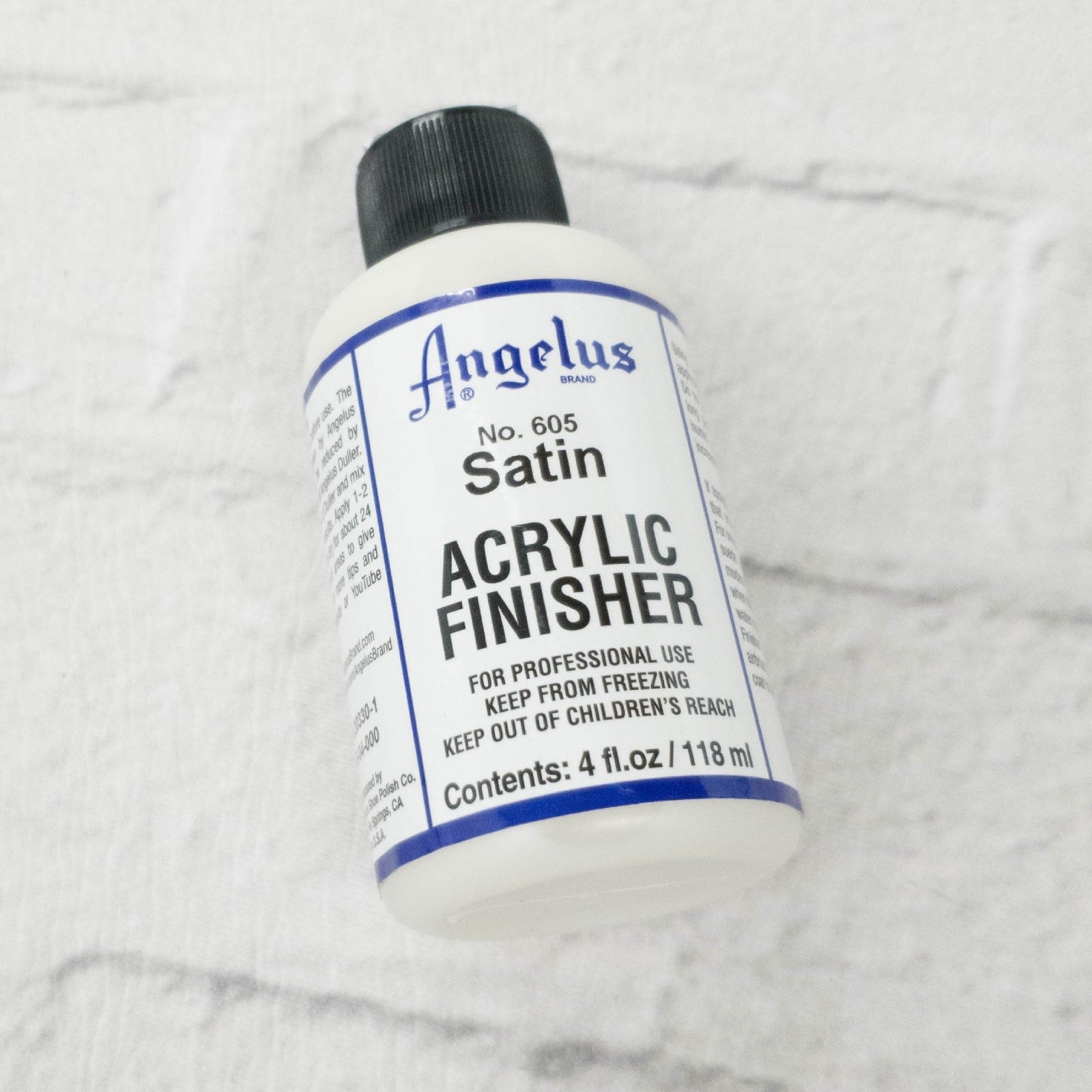 Angelus Brand Acrylic Leather Paint Finisher Satin 4 oz