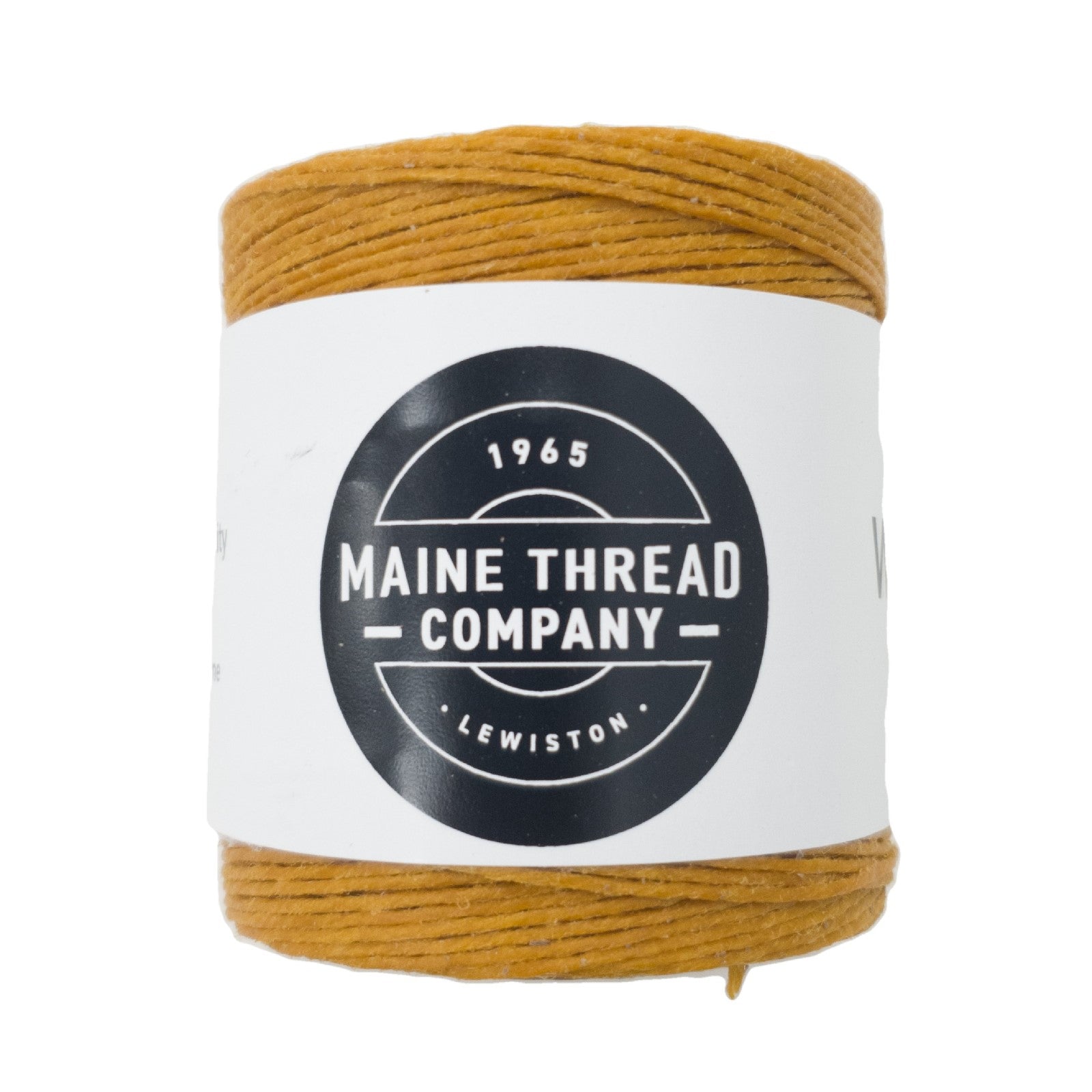 Maine Thread Waxed Polycord .035" - Various Colors, Single / Topaz Gold | The Leather Guy