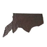 Dive Bomb Dark Brown, 2-3 oz Cow Hides, Vintage Bomber Browns, Bottom Piece / 5.5-6.5 | The Leather Guy