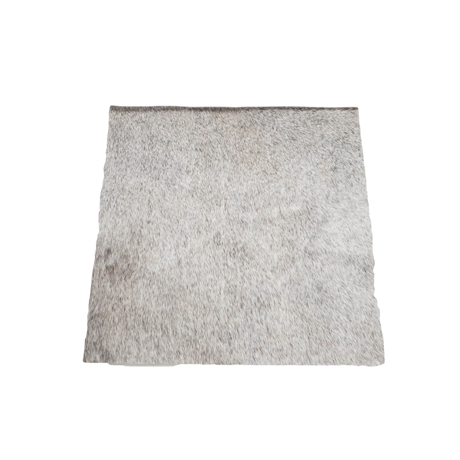 Peppered Light to Medium Grey Hair on Cow Hide Pre-cut,  | The Leather Guy
