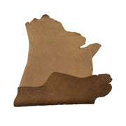 Rustic Military Coyote Brown, 5-6 oz, 23 Sq Ft Average, Oil Tan Sides,  | The Leather Guy