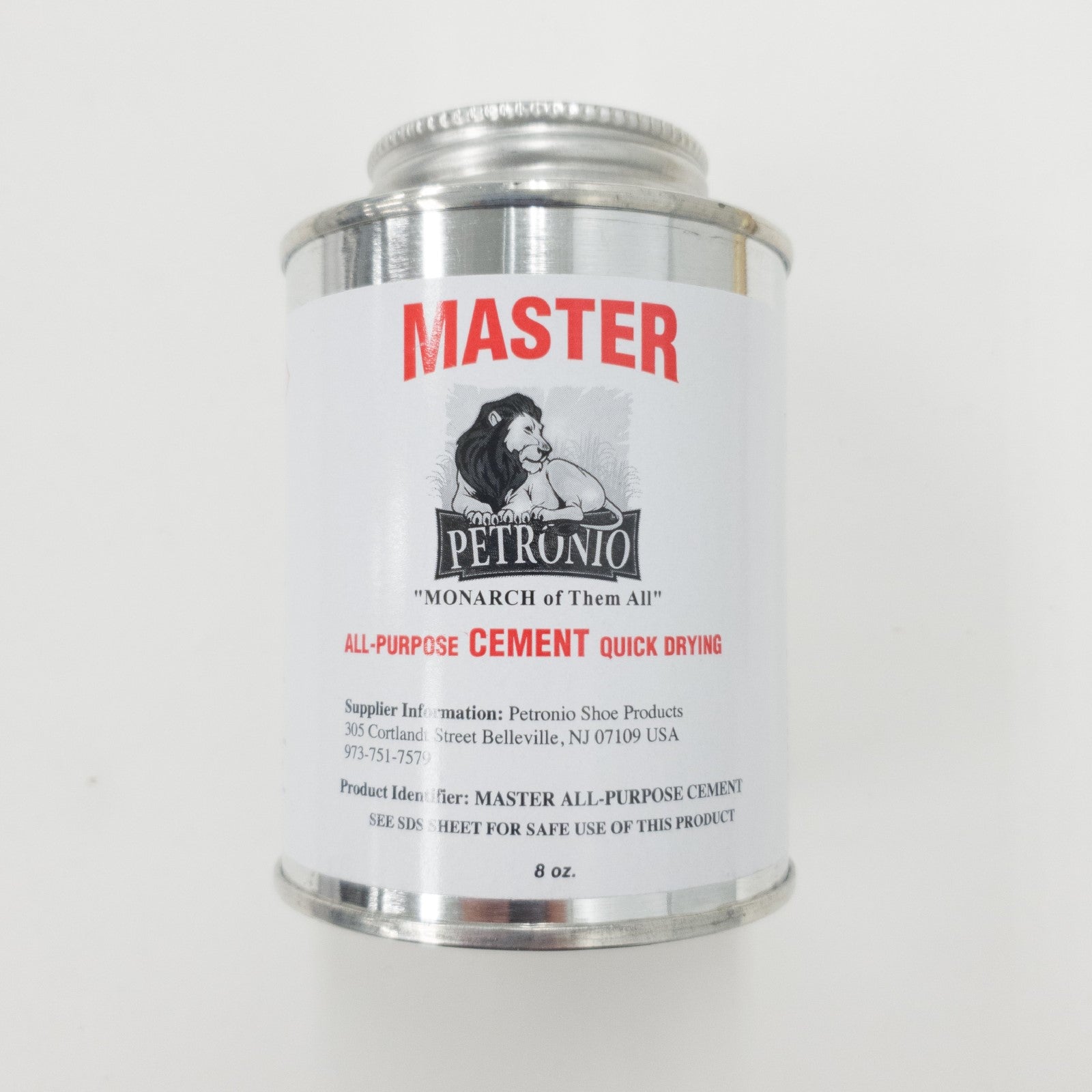 Masters All purpose quick dry Cement Leather wood 8 oz and 1 Qrt, 8 oz | The Leather Guy