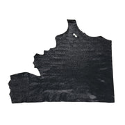 Metallic Black Sizzling Stingray 2-3 oz Cow Hides, 6.5-7.5 Sq Ft / Project Piece (Top) | The Leather Guy