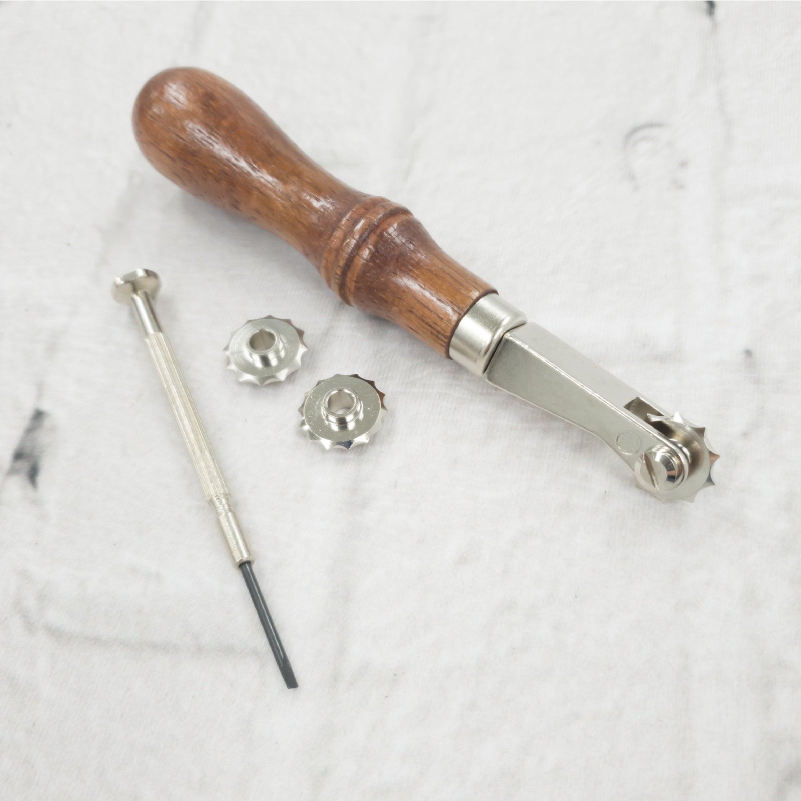 0.15 Stitch Leather Sewing Spacer Overstitch Wheel Awl Punch Hole –  QuiltsSupply