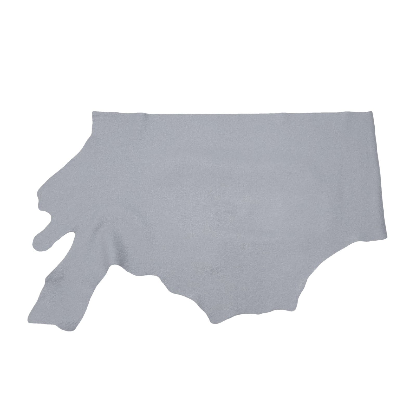 Pittsburgh Steel Gray Tried n True 3-4 oz Leather Cow Hides, Bottom Piece / 6.5-7.5 Square Foot | The Leather Guy