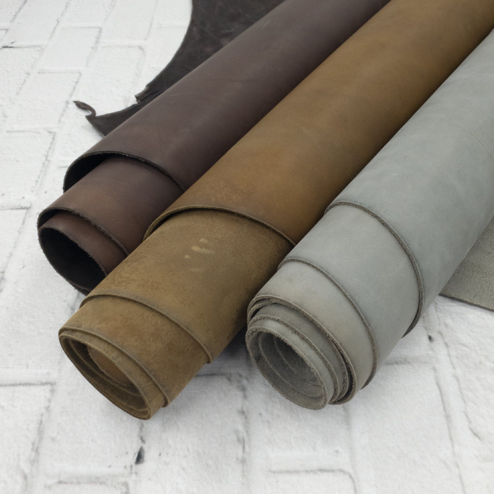 Single - Oil Tan Sides, 5-6 oz, 23 Sq Ft Average, Low Grade, | The Leather Guy