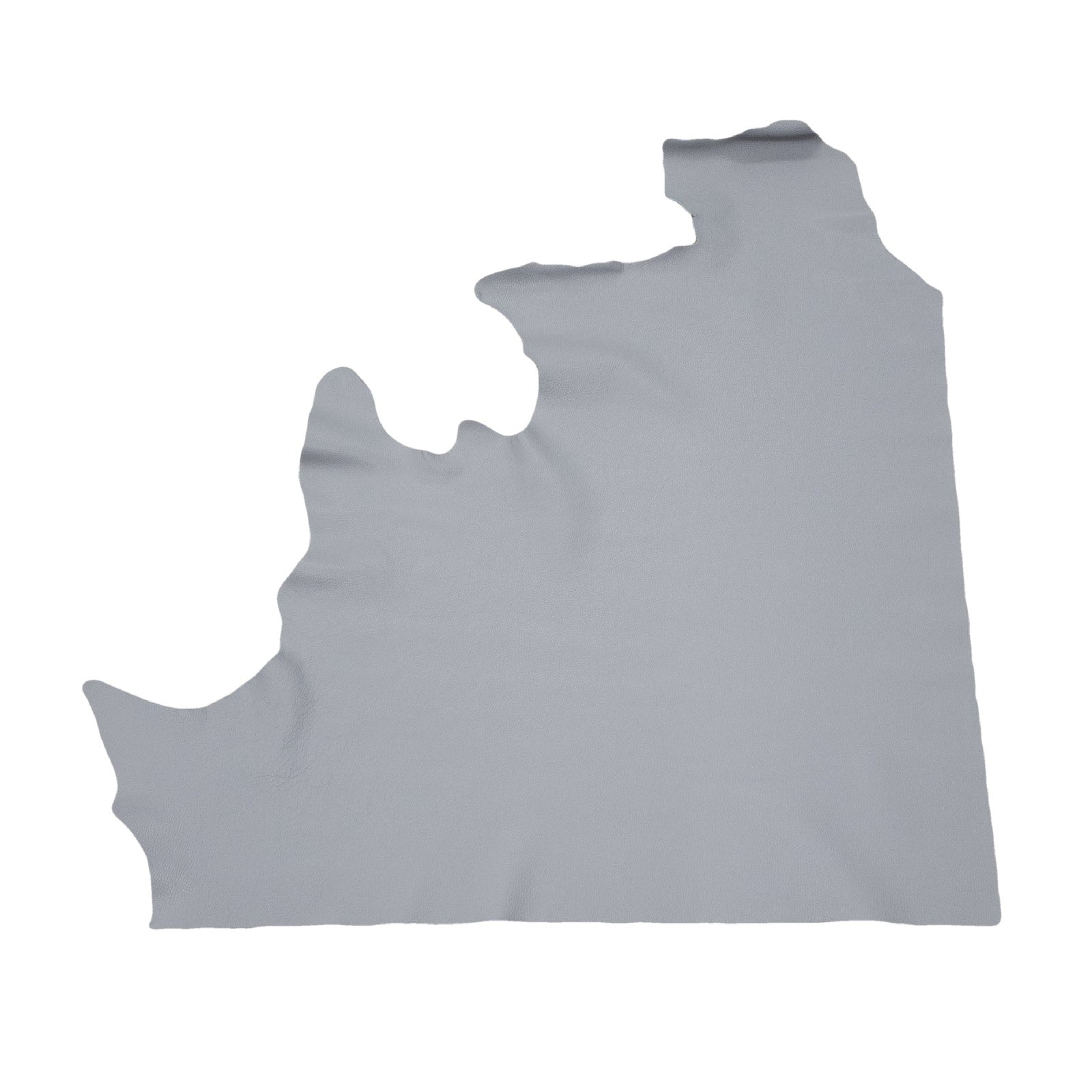 Pittsburgh Steel Gray Tried n True 3-4 oz Leather Cow Hides, 6.5-7.5 Square Foot / Project Piece (Top) | The Leather Guy