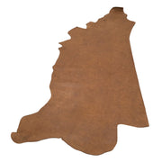 Distressed Sierra Redwood Oil Tanned Summits Edge Sides & Pieces, Side / 24 - 26 Square Foot | The Leather Guy