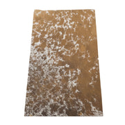 Spotted Dark to Medium Brown Hair on Cow Hide Pre-cut, 20 x 12.25 | The Leather Guy