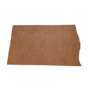 Distressed Sierra Redwood Oil Tanned Summits Edge Sides & Pieces, Middle Piece / 6.5 - 7.5 Square Foot | The Leather Guy