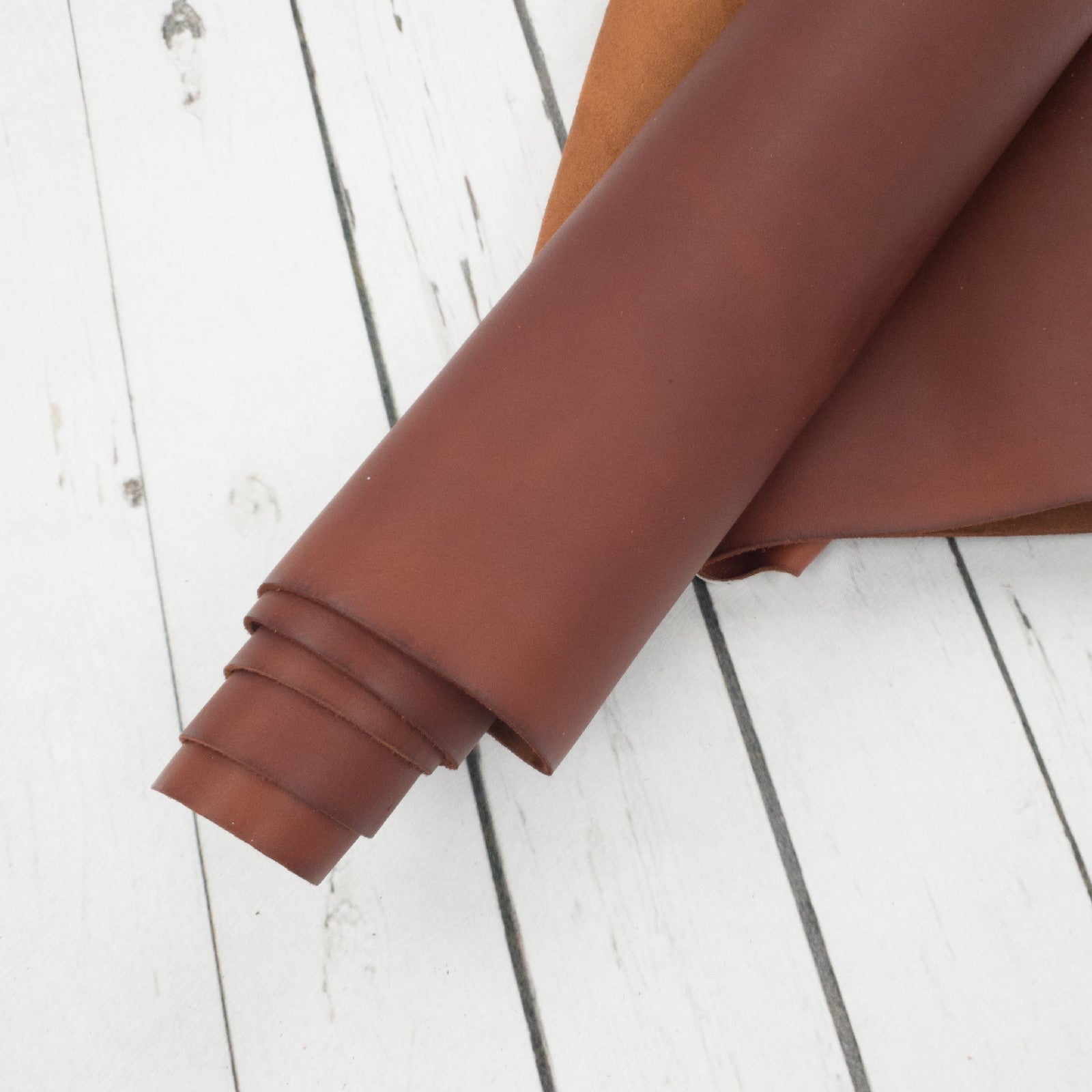 Light Burgundy Wildfire, Oil Tanned Sides, Summits Edge, 18-29 Sq Ft,  | The Leather Guy