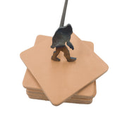 Branding Iron and Coaster Packs, Sasquatch / Square | The Leather Guy