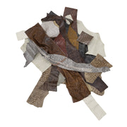Multi-Colored, 2-4 oz, 1 pound Small Exotic Embossed Cowhide Remnants Bag,  | The Leather Guy