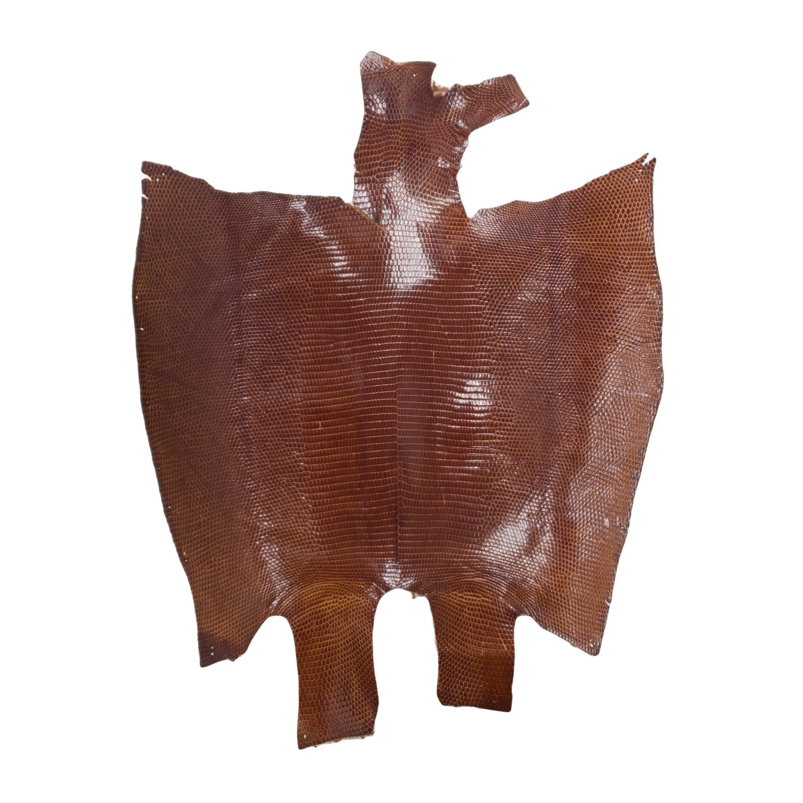 Solid Colored Lizard Skins, 1-2 oz, Medium Brown | The Leather Guy