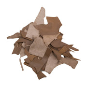 Brown, 5-6 oz, 1 Pound Chrome Tanned Scrap Bag,  | The Leather Guy