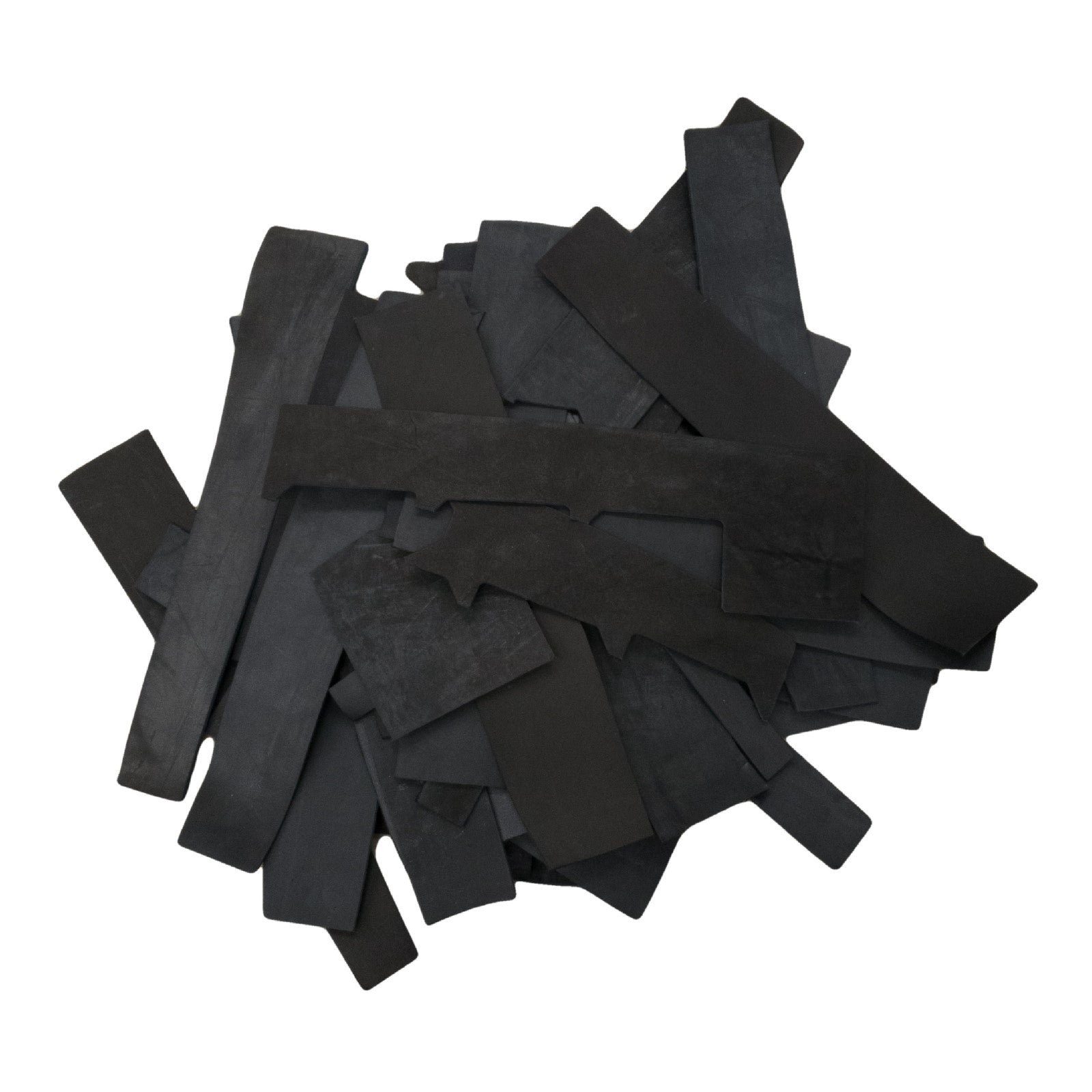 Black, 7-8 oz, 1 Pound Chrome Tanned Scrap Bag,  | The Leather Guy
