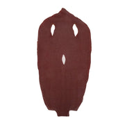 Large Stingray Skins, 24" x 11", 3-4 oz, Grape Kelp Burgundy | The Leather Guy