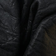 Burnt Brush Black, 4-5 oz, 1-4 Sq Ft, Genuine Elephant Hides,  | The Leather Guy