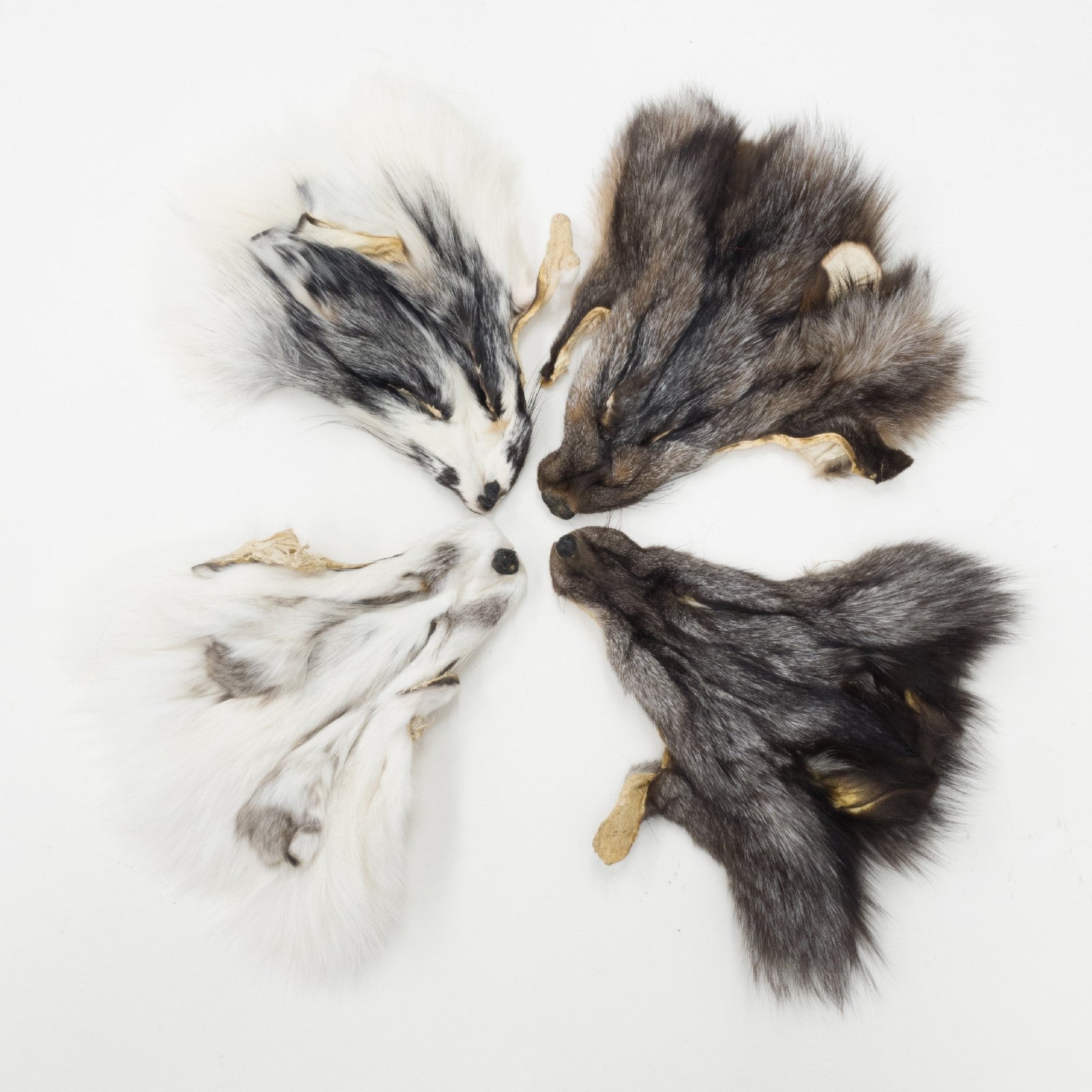 Craft Grade Fur Face Remnants, Misc Fox | The Leather Guy