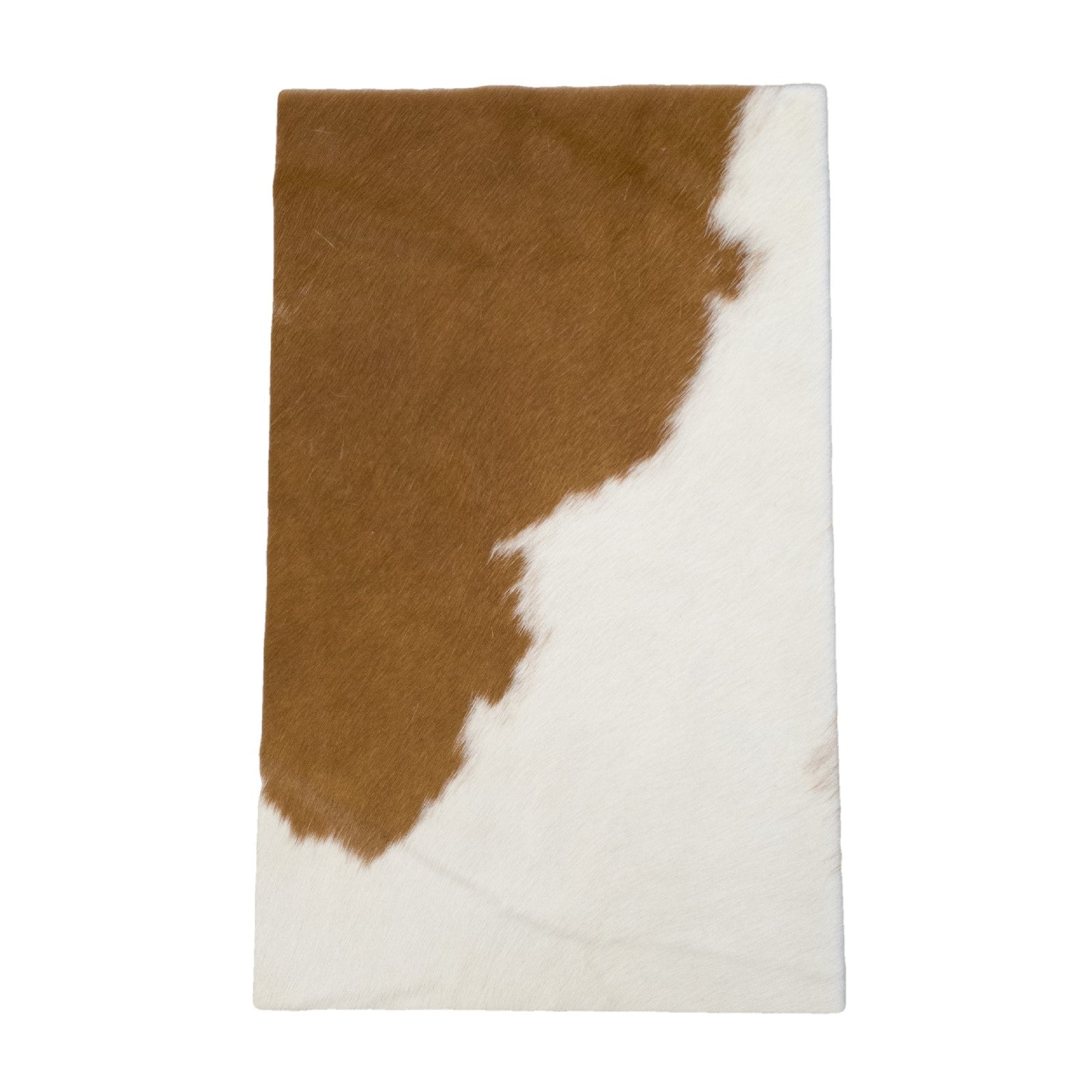 Bi-Color Light Brown Hair on Cow Hide Pre-cuts, 20 x 12.25 | The Leather Guy