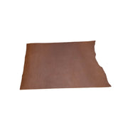 Pecan Brown, 9-10 oz, 6.5-7.5, 18-20 Sq Ft Sole Veg Tan Sides & Pieces, 6.5-7.5 / Project Piece (Middle) | The Leather Guy