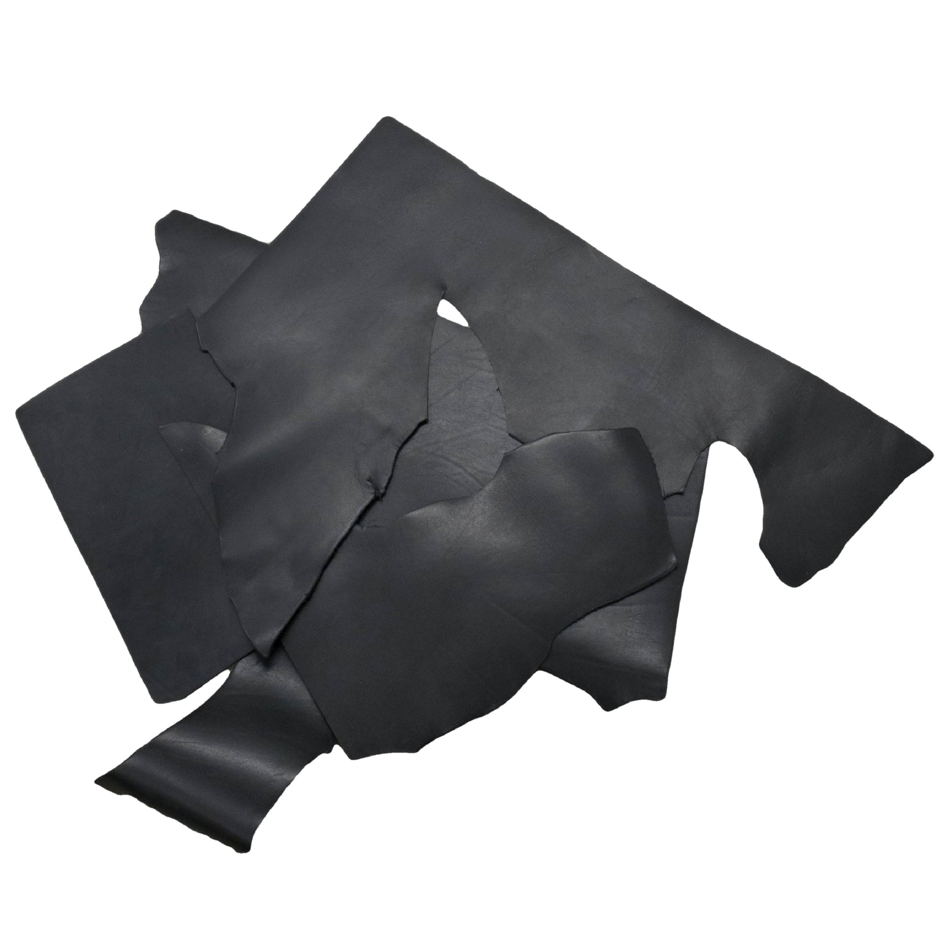 Black, 8-9 oz, Bridle Scrap 1 pound Bag,  | The Leather Guy