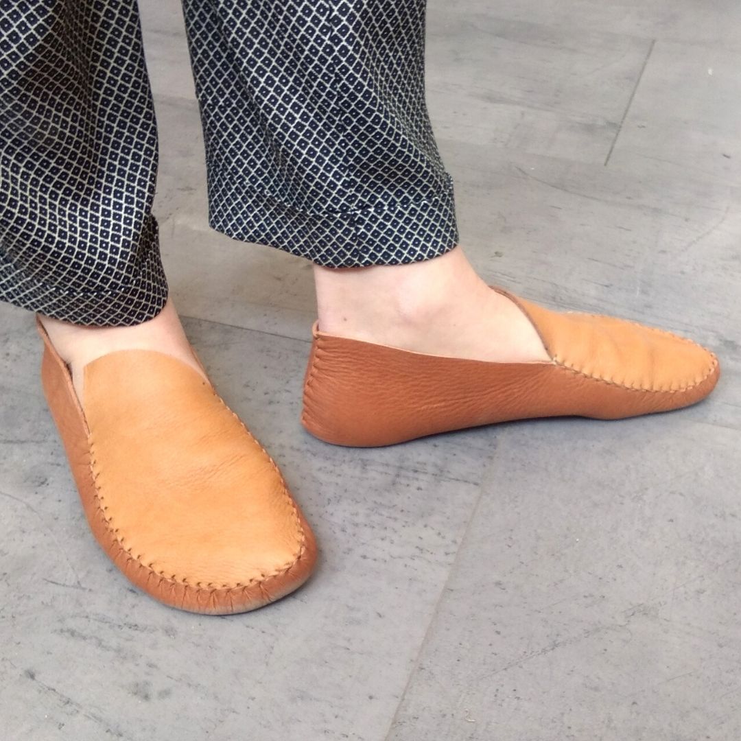 Digital Pattern DIY Leaf Moccasins Earthing Moccasins The