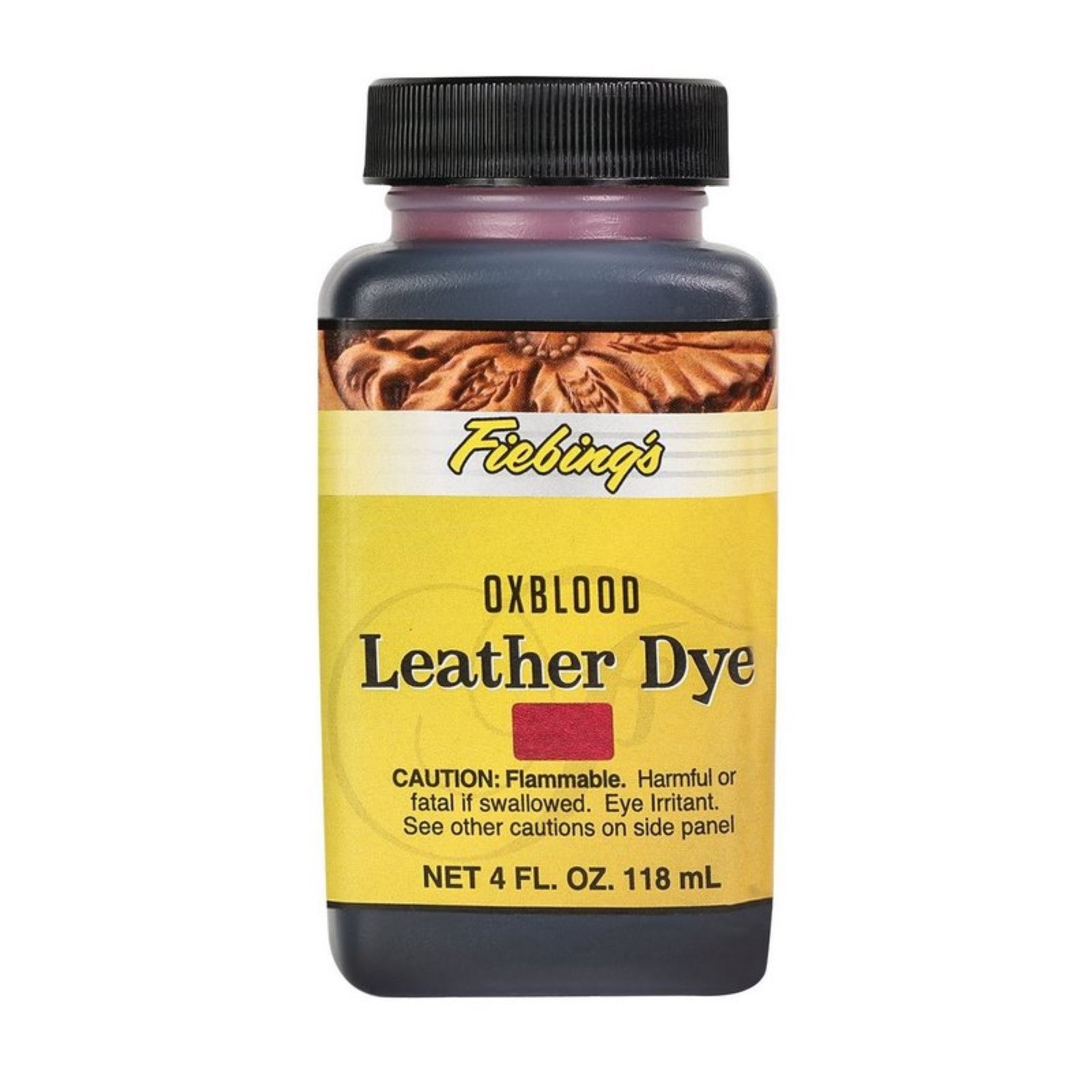 Fiebings Leather Dye, 4 oz, Oxblood | The Leather Guy