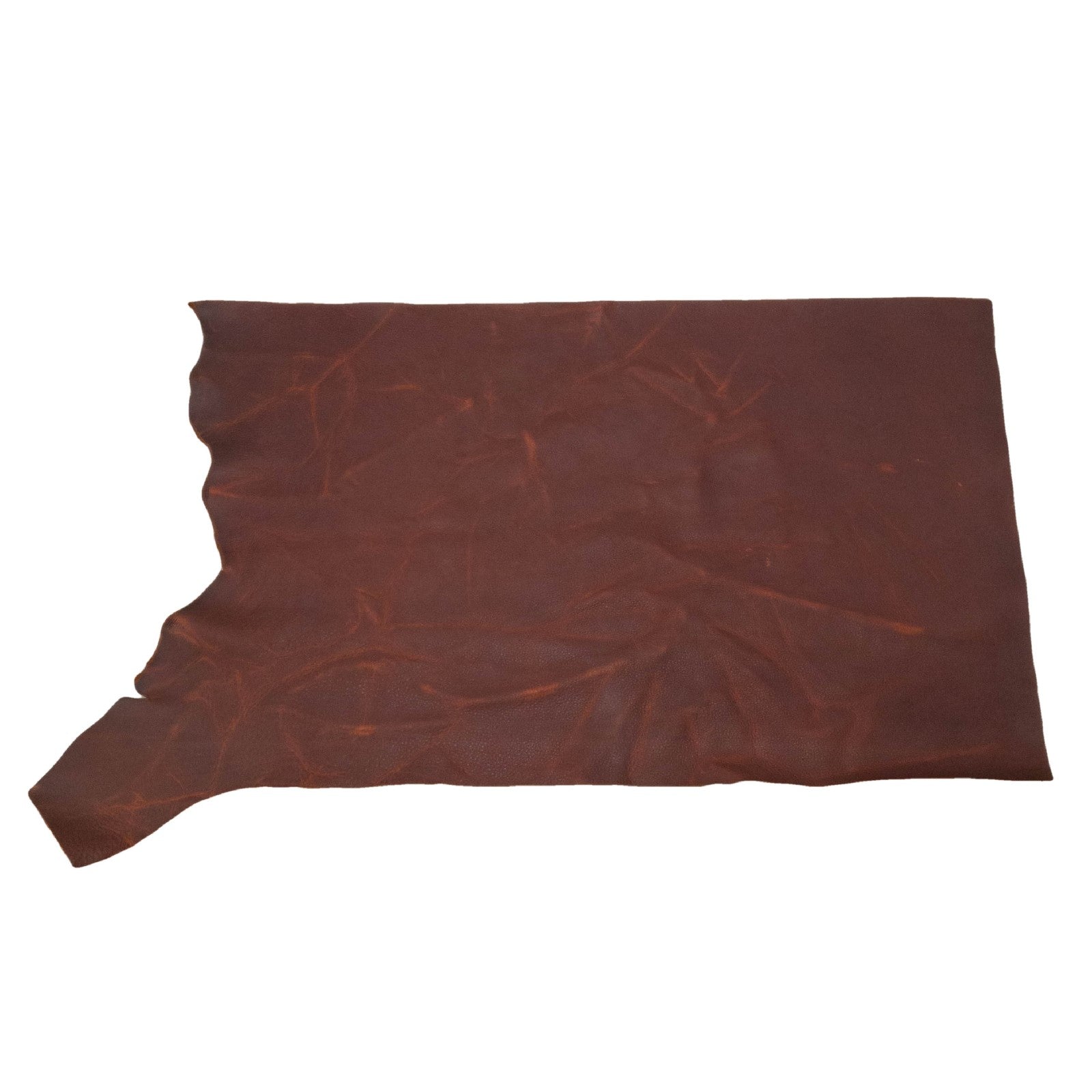 Mountain Man Maroon, Chap Cow Sides, Highland Ridge, 6.5-7.5 / Middle Piece | The Leather Guy