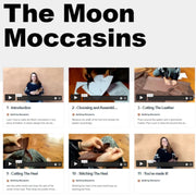 DIY Moon Moccasins Complete Kit with Guide, Leather, and Tools,  | The Leather Guy