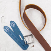 Belt Maker Kit, 8-9 oz, Chestnut / Nickel | The Leather Guy