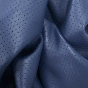 Miscellaneous Embossed, 3-4 oz, 7-25 sq ft, Cow Sides, Perforated Navy Blue / 7-10 | The Leather Guy