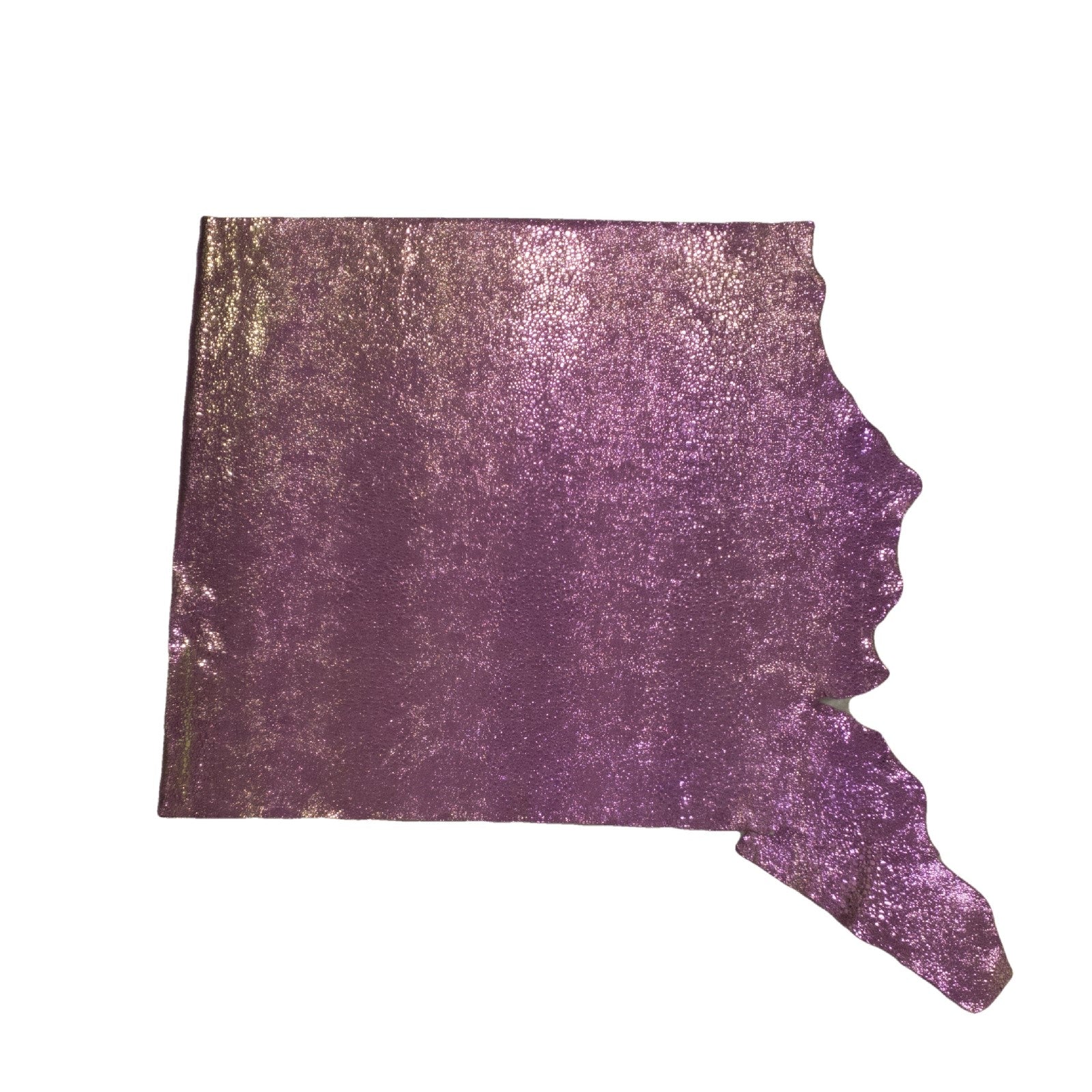 Purple Color Shifting Mermaid 2-3 oz Leather Cow Hides, Middle Piece / 6.5-7.5 Sq Ft | The Leather Guy