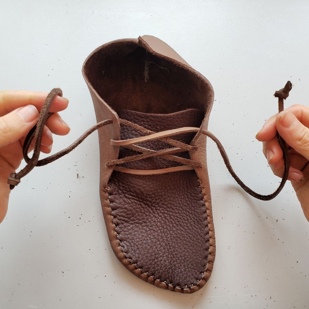 Digital Pattern DIY digital-pattern-diy-runners-lace-up-boots-earthing-moccasins-the-leather-guy